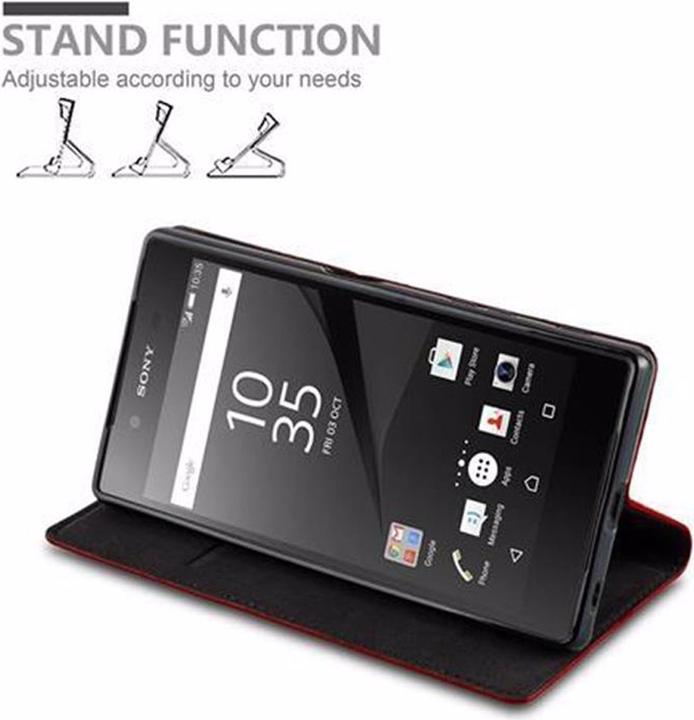 Actual product image Cadorabo Book Invisible Magnet Cover (Sony Xperia Z5)