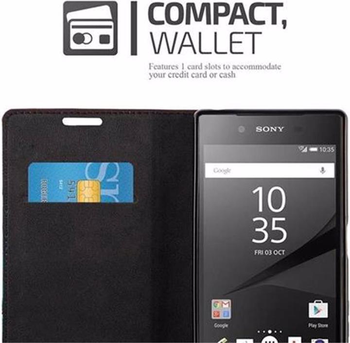 Actual product image Cadorabo Book Invisible Magnet Cover (Sony Xperia Z5)