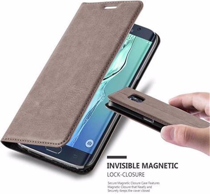 Productafbeelding Cadorabo Boek Onzichtbare Magneethoes (Samsung Galaxy S6 Edge)