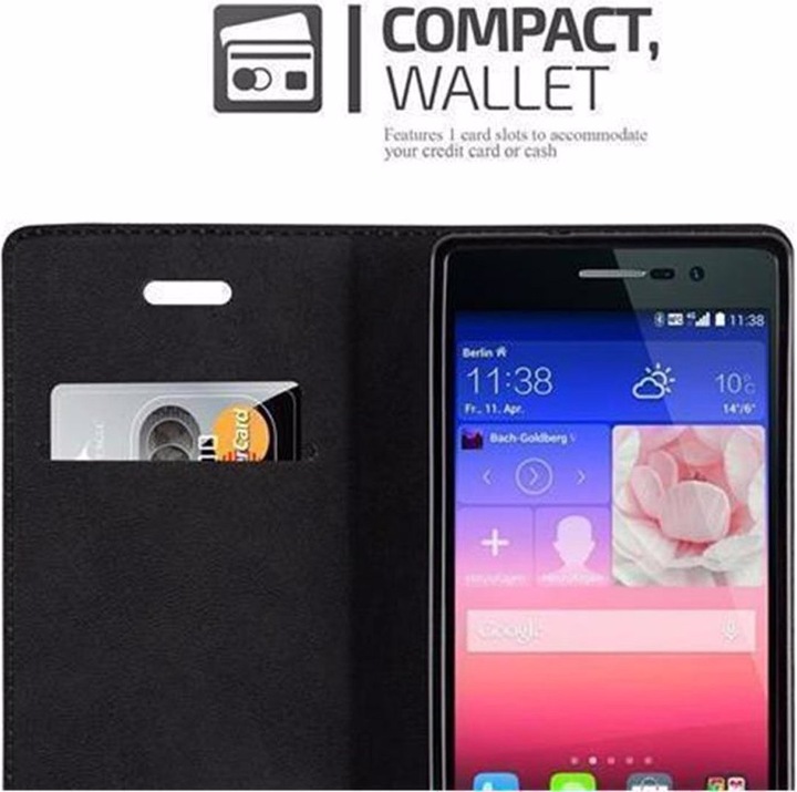 Produktbild Cadorabo Book Invisible Magnet Cover (Huawei Ascend P7)
