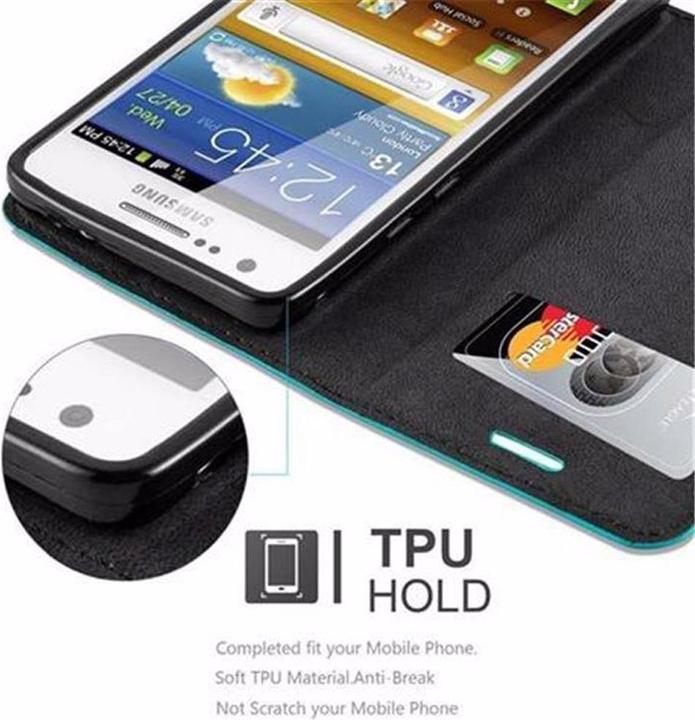 Productafbeelding Cadorabo Boek Onzichtbare Magneethoes (Samsung Galaxy S2)