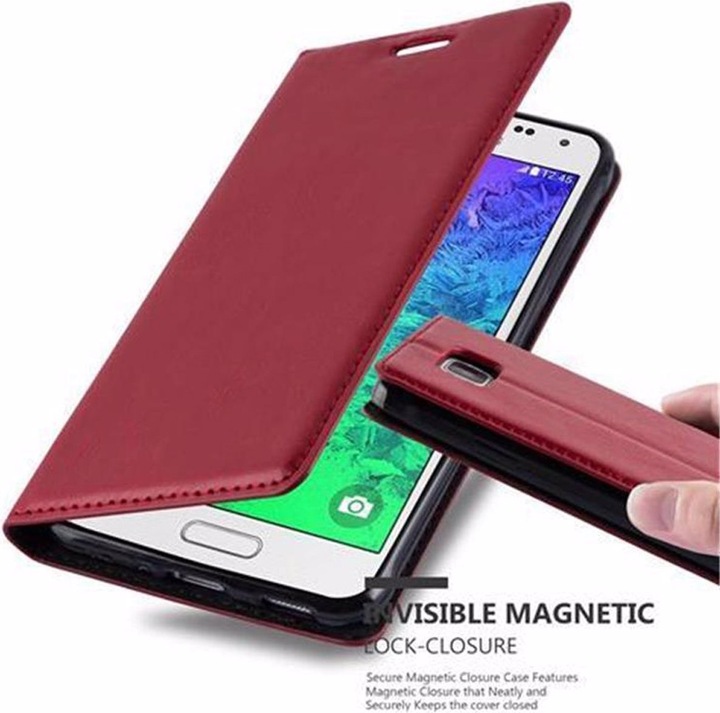 Actual product image Cadorabo Book Invisible Magnet Cover (Samsung Galaxy Alpha)
