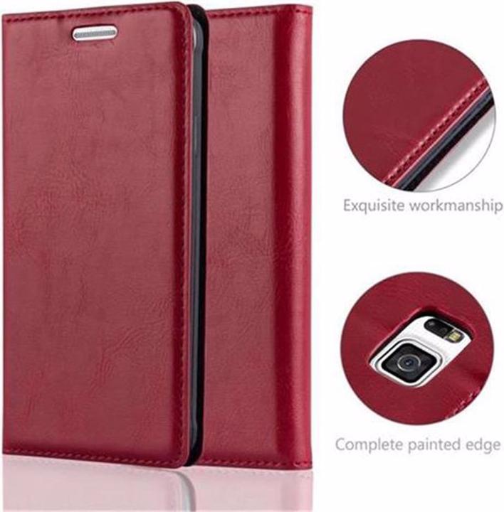 Actual product image Cadorabo Book Invisible Magnet Cover (Samsung Galaxy Alpha)