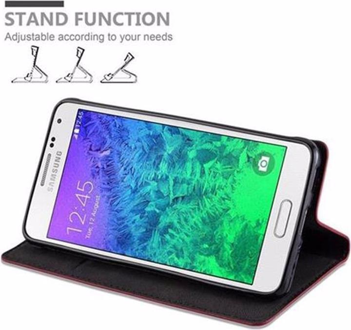 Actual product image Cadorabo Book Invisible Magnet Cover (Samsung Galaxy Alpha)