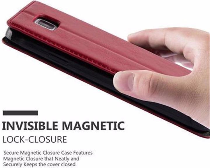 Actual product image Cadorabo Book Invisible Magnet Cover (Samsung Galaxy Alpha)