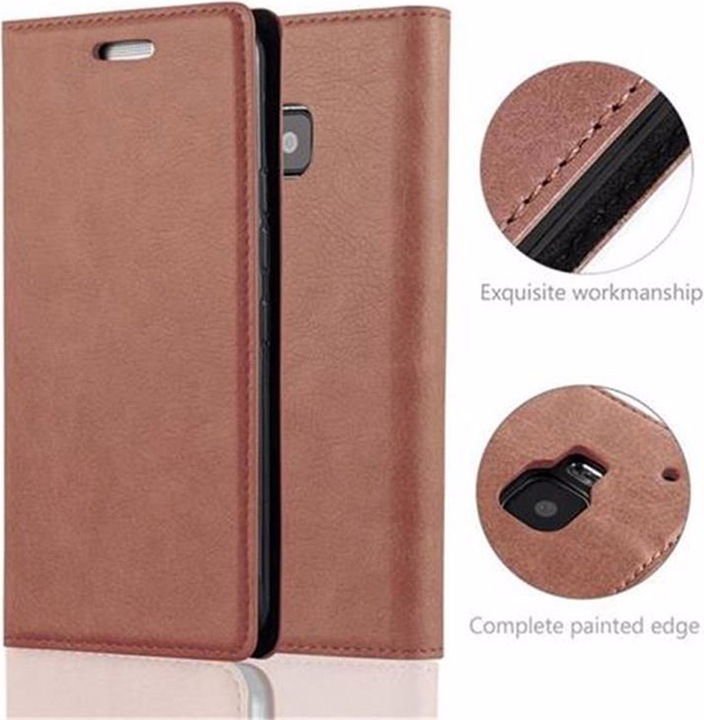 Actual product image Cadorabo Book Invisible Magnet Cover (HTC One M9)