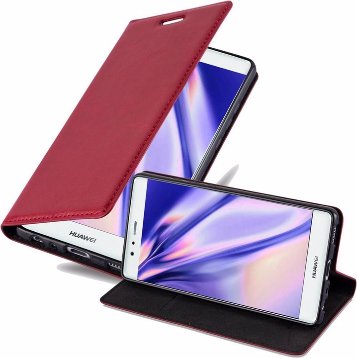Actual product image Cadorabo Book Invisible Magnet Cover (Huawei P9)