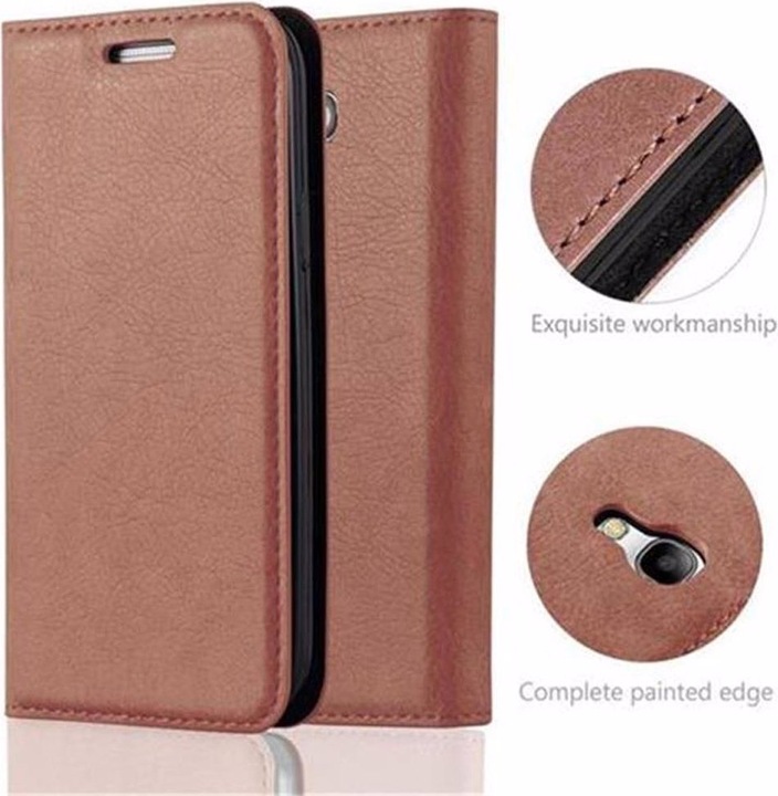 Actual product image Cadorabo Book Invisible Magnet Cover (Samsung Galaxy S4 mini)