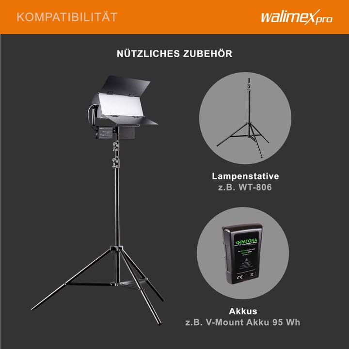Produktbild Walimex pro pro LED Sirius 160 (Studioleuchte)