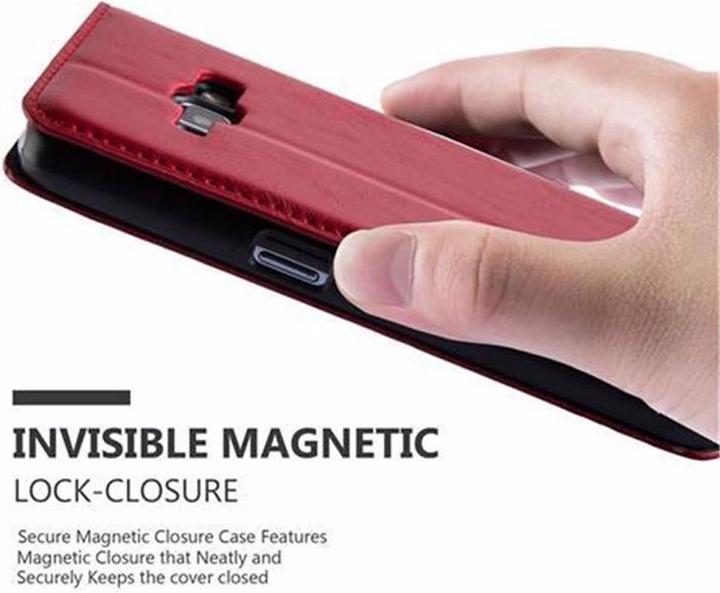 Actual product image Cadorabo Book Invisible Magnet Cover (Samsung Galaxy J1 (2016))