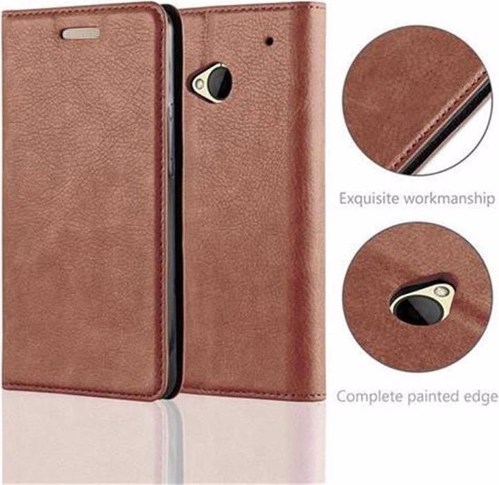 Productafbeelding Cadorabo Boek Onzichtbare Magneethoes (HTC Een M7)