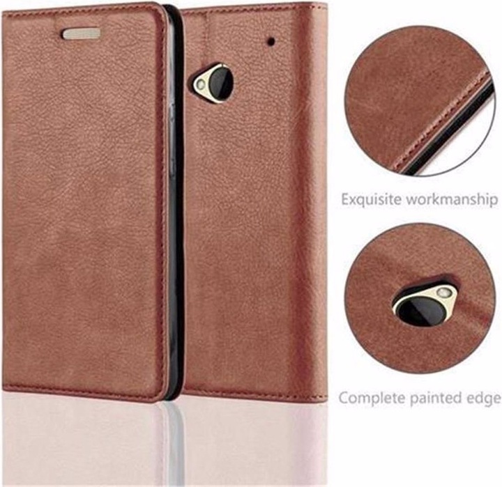 Actual product image Cadorabo Book Invisible Magnet Cover (HTC One M7)