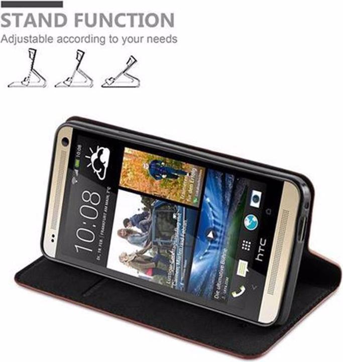 Productafbeelding Cadorabo Boek Onzichtbare Magneethoes (HTC Een M7)
