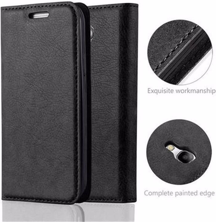 Actual product image Cadorabo Book Invisible Magnet Cover (Samsung Galaxy S4 mini)