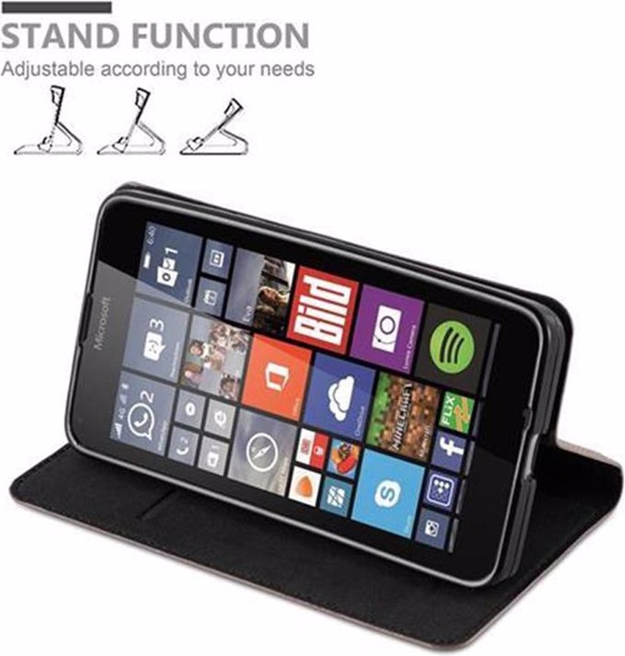 Actual product image Cadorabo Book Invisible Magnet Cover (Microsoft Lumia 640)