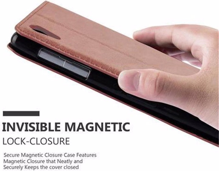 Actual product image Cadorabo Book Invisible Magnet Cover (Sony Xperia Z1)