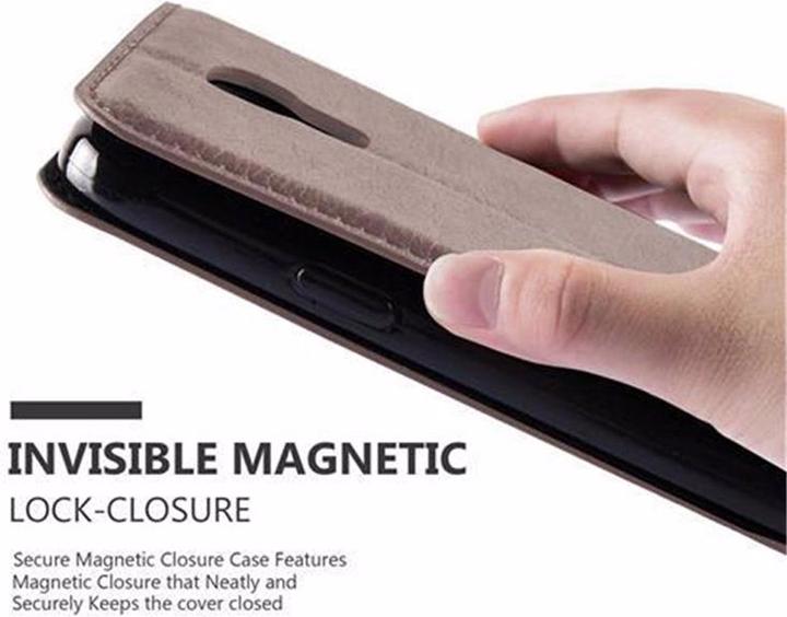 Actual product image Cadorabo Book Invisible Magnet Cover (Samsung Galaxy S4 mini)