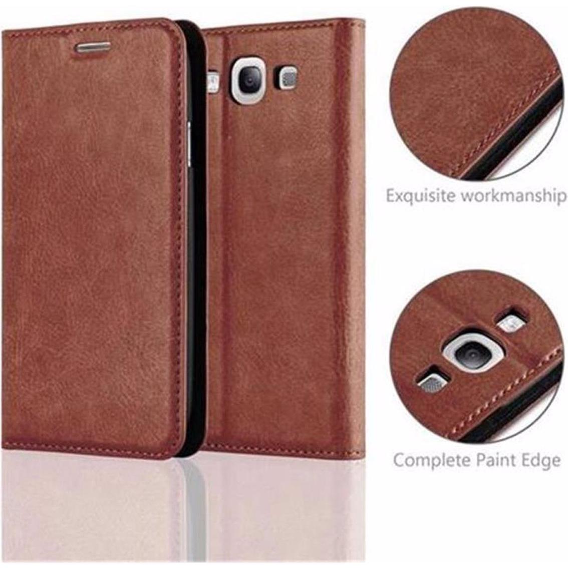 Thumbnail - Cadorabo Book Invisible Magnet Cover (Samsung Galaxy S3), Smartphone Hülle, Braun