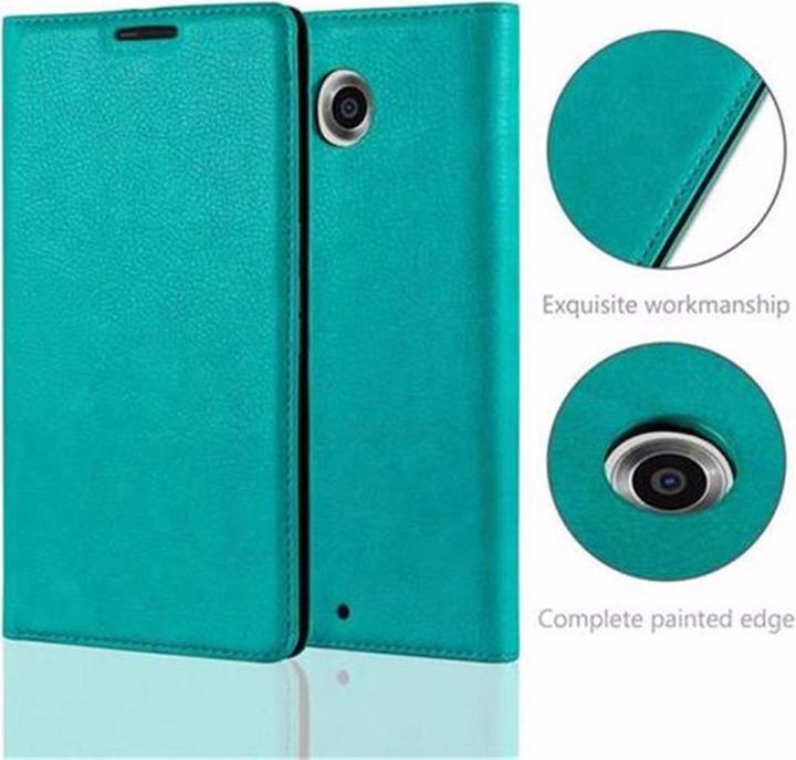 Actual product image Cadorabo Book Invisible Magnet Cover (Motorola Nexus 6)