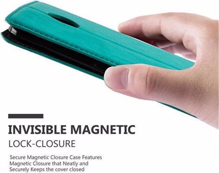 Actual product image Cadorabo Book Invisible Magnet Cover (Motorola Nexus 6)