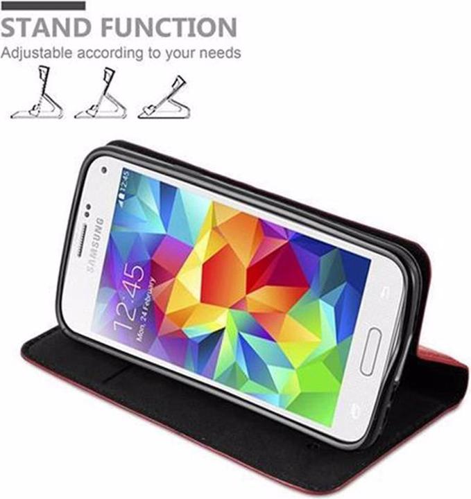 Produktbild Cadorabo Book Invisible Magnet Cover (Samsung Galaxy S5 Mini)