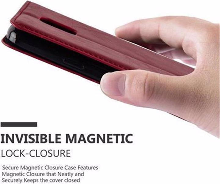 Actual product image Cadorabo Book Invisible Magnet Cover (Samsung Galaxy S5 Mini)