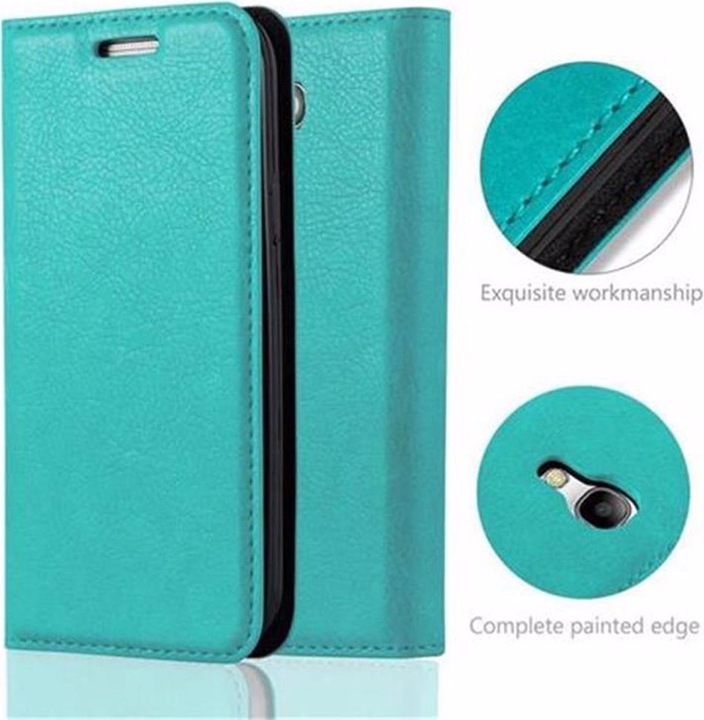 Actual product image Cadorabo Book Invisible Magnet Cover (Samsung Galaxy S4 mini)