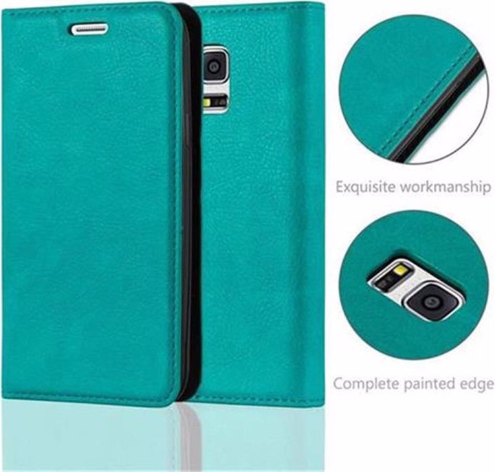 Actual product image Cadorabo Book Invisible Magnet Cover (Samsung Galaxy S5 Mini)