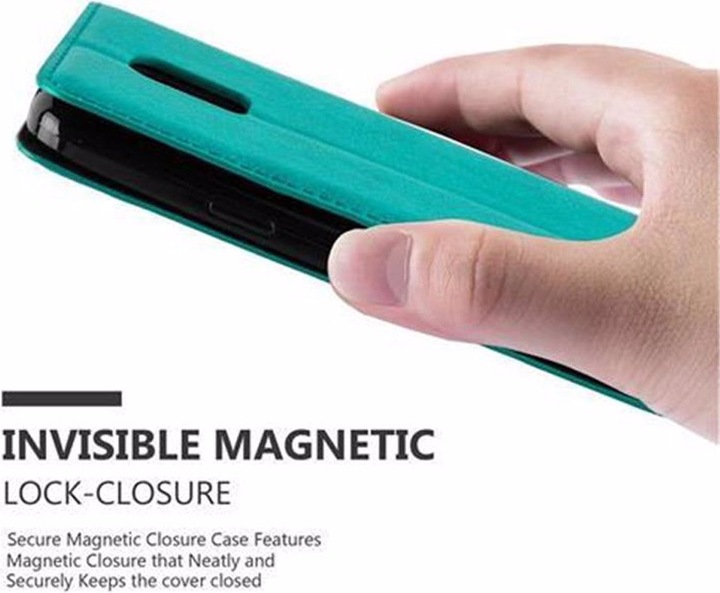 Actual product image Cadorabo Book Invisible Magnet Cover (Samsung Galaxy S5 Mini)