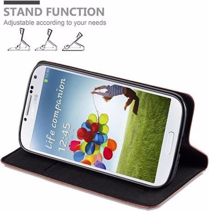 Actual product image Cadorabo Book Invisible Magnet Cover (Samsung Galaxy S4)