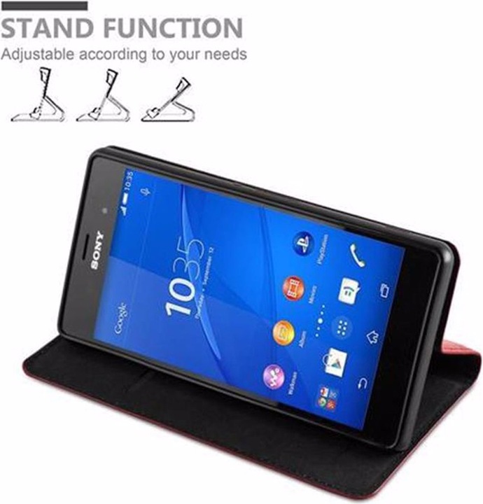Actual product image Cadorabo Book Invisible Magnet Cover (Sony Xperia Z3)