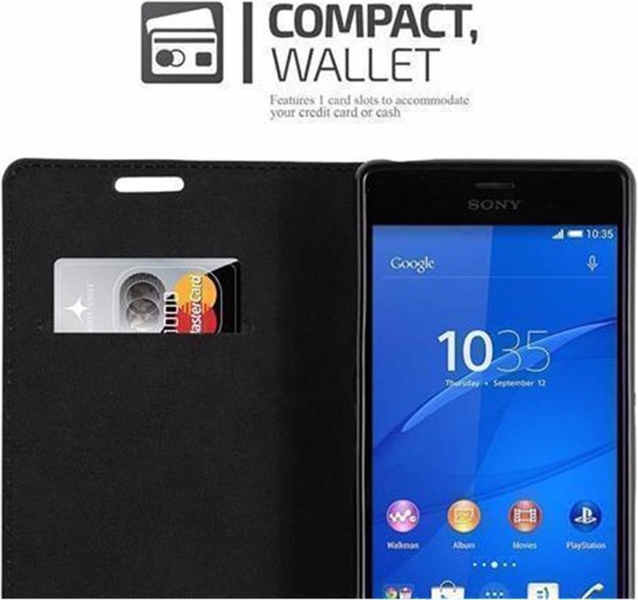 Actual product image Cadorabo Book Invisible Magnet Cover (Sony Xperia Z3)