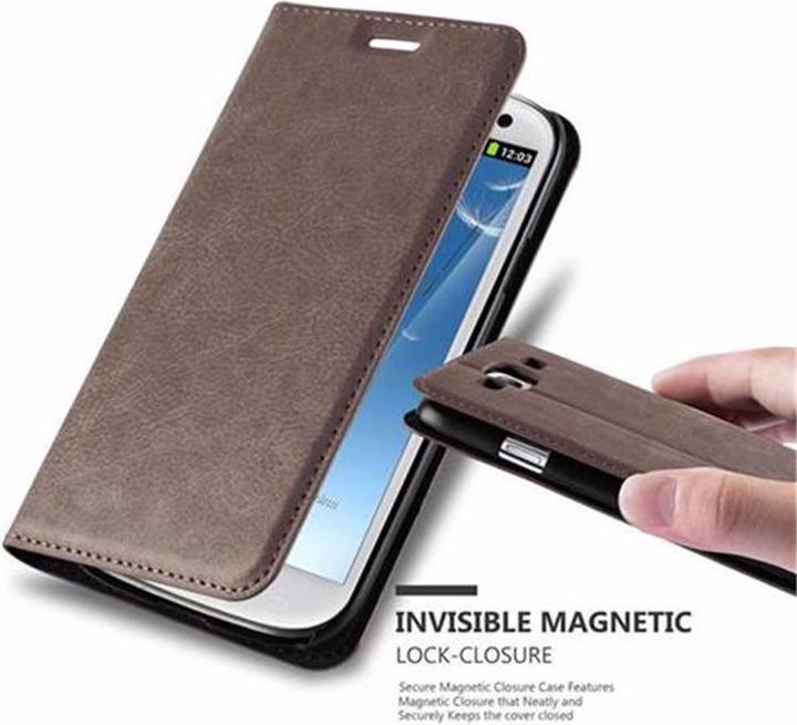 Productafbeelding Cadorabo Boek Onzichtbare Magneethoes (Samsung Galaxy S3)