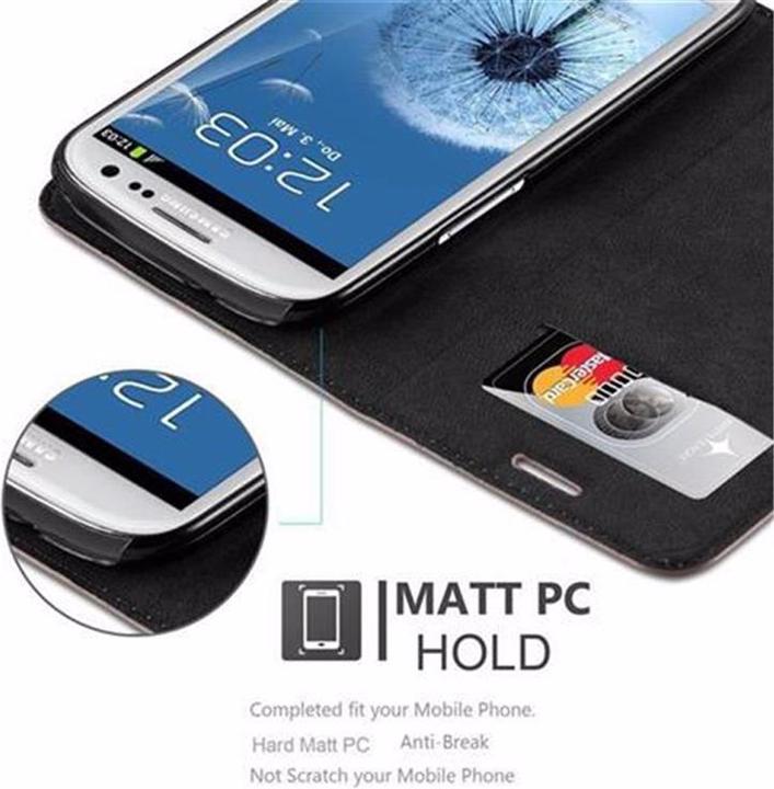 Productafbeelding Cadorabo Boek Onzichtbare Magneethoes (Samsung Galaxy S3)