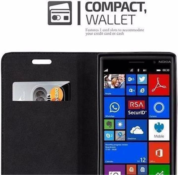 Produktbild Cadorabo Book Invisible Magnet Cover (Nokia Lumia 830)