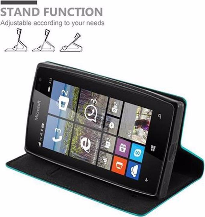 Produktbild Cadorabo Book Invisible Magnet Cover (Nokia Lumia 435)