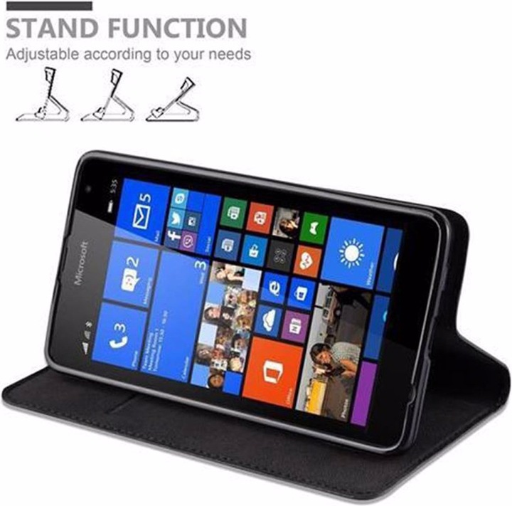 Actual product image Cadorabo Book Invisible Magnet Cover (Microsoft Lumia 535)