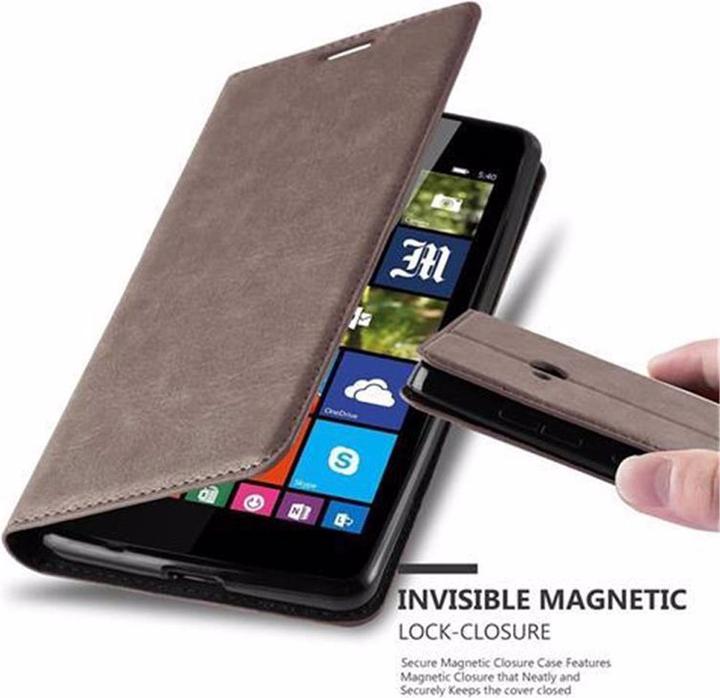 Actual product image Cadorabo Book Invisible Magnet Cover (Microsoft Lumia 540)