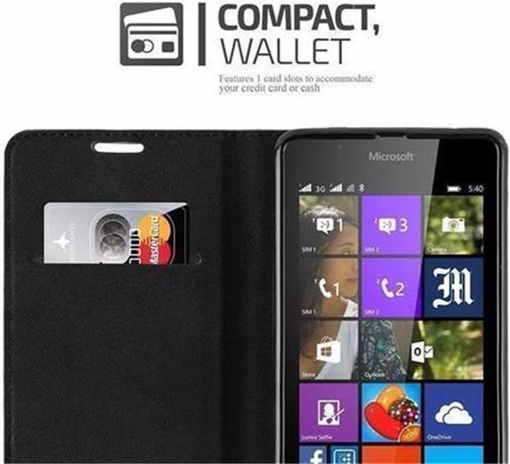 Actual product image Cadorabo Book Invisible Magnet Cover (Microsoft Lumia 540)