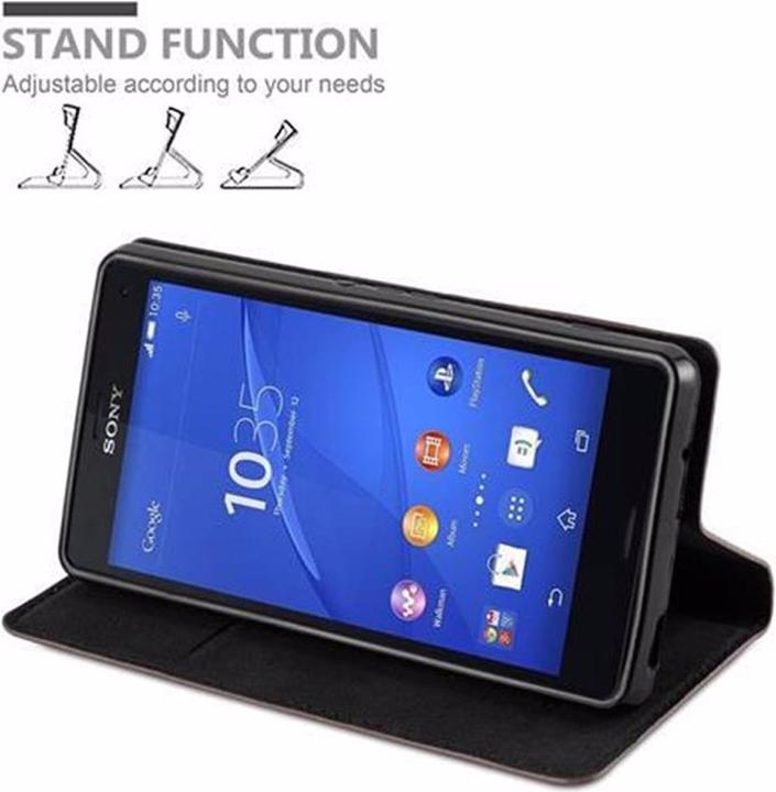 Actual product image Cadorabo Book Invisible Magnet Cover (Sony Xperia Z3 Compact)