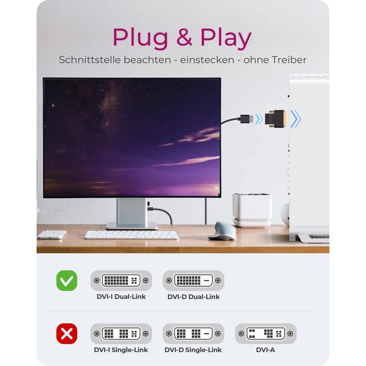 Produktbild Icy Box IB-AC552 (DVI, HDMI, 4.70 cm)