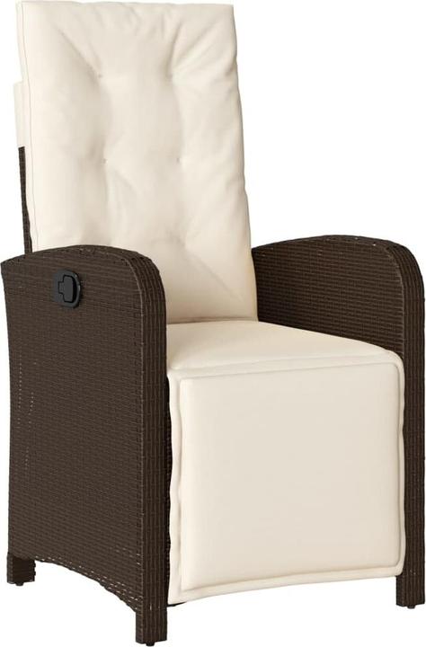 Produktbild vidaXL Gartensessel mit Fussteil Verstellbar