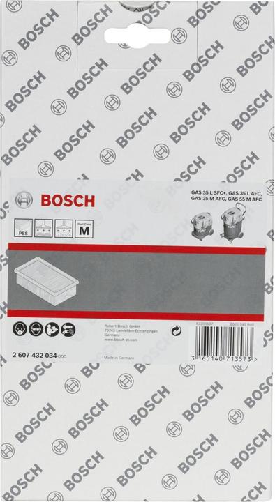 Produktbild Bosch Professional Zubehör Polyester-Flachfaltenfilter