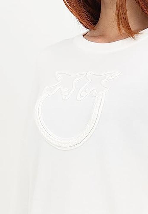 Image du produit Pinko Sweatshirt Acciuga effet ciseaux, technique, manches longues, col ras (XXL)