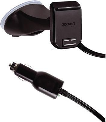 Produktbild Becker MagClick Aktivadapter mit integriertem Autoladekabel und HR Halterung