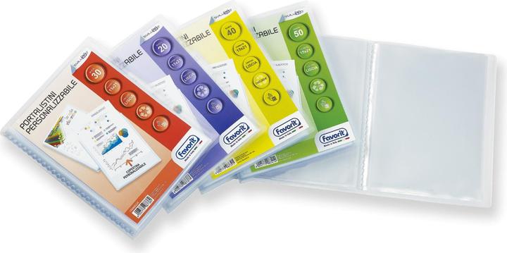 Favorit 400090488 chemise A4 Polypropylène (PP) Transparent (A4, 8x)