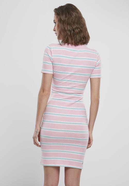Image du produit Urban Classics Ladies Stretch Stripe Dress (XS)