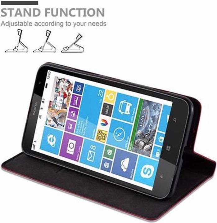 Produktbild Cadorabo Book Invisible Magnet Cover (Nokia Lumia 1320)