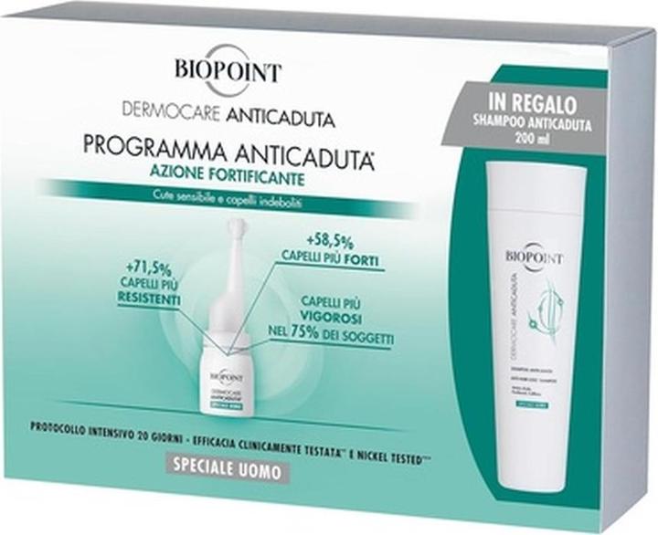 Immagine prodotto Biopoint Anticaduta Kit Uomo 20 x 6 ml + Shampoo 200 ml (200 ml)