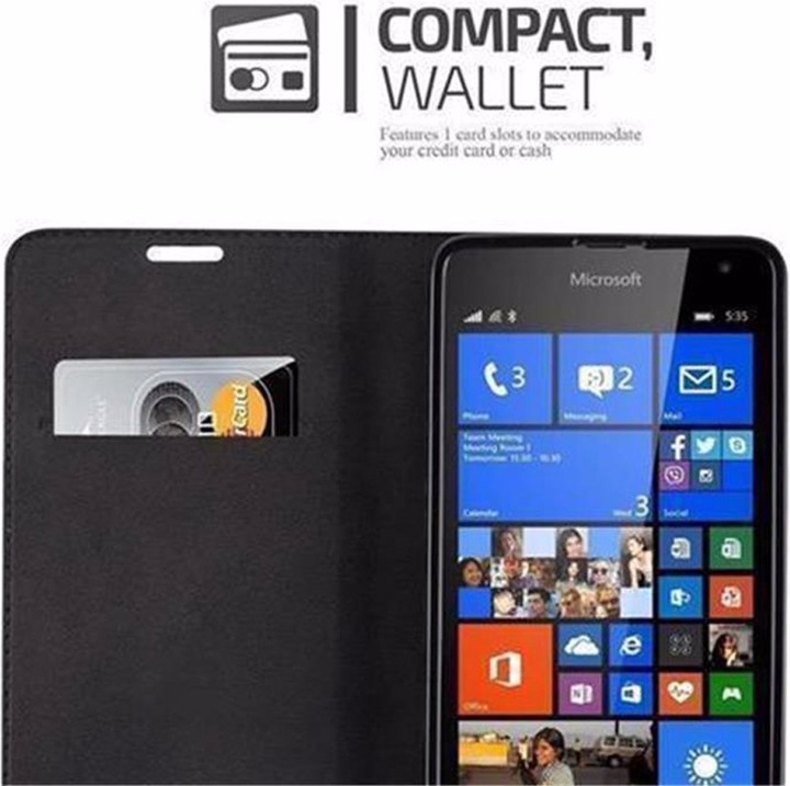 Actual product image Cadorabo Book Invisible Magnet Cover (Microsoft Lumia 535)